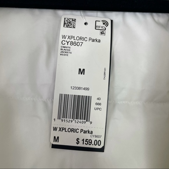 New Adidas Outdoor Xploric Women's Faux Fur Hooded Parka CY8607 - Picture 5 of 10